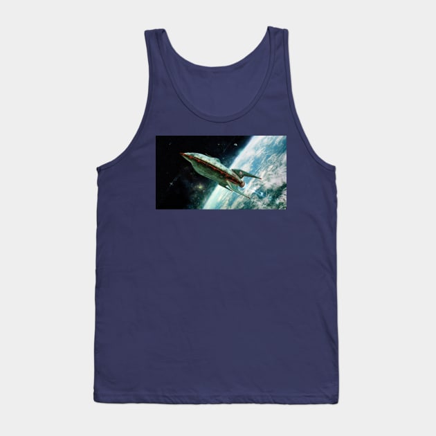 Planet Express in Space v.4 Tank Top by seccovan